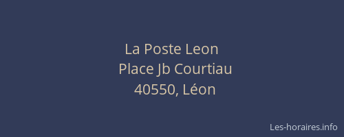 La Poste Leon