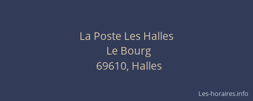 La Poste Les Halles