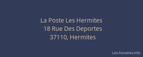 La Poste Les Hermites