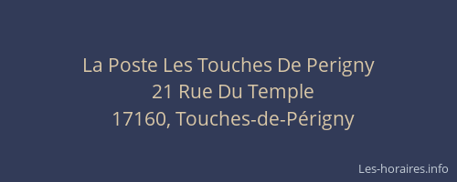 La Poste Les Touches De Perigny
