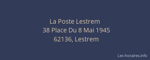 La Poste Lestrem