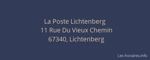 La Poste Lichtenberg