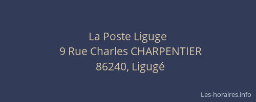 La Poste Liguge