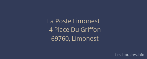 La Poste Limonest