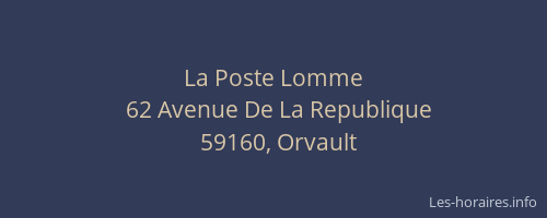 La Poste Lomme
