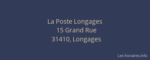 La Poste Longages