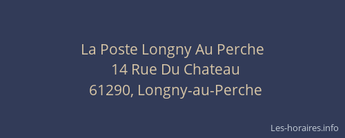La Poste Longny Au Perche