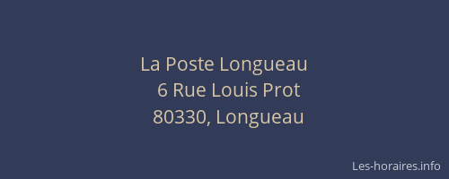 La Poste Longueau