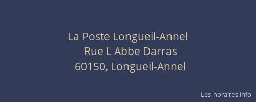 La Poste Longueil-Annel