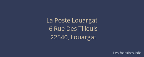 La Poste Louargat