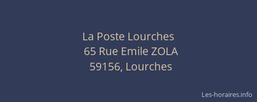 La Poste Lourches