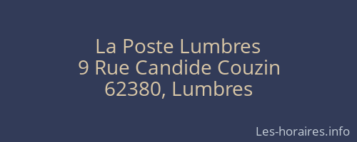 La Poste Lumbres