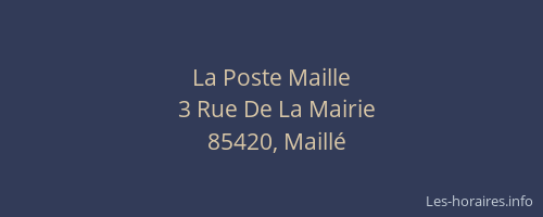 La Poste Maille