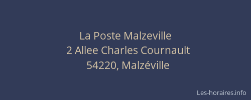 La Poste Malzeville