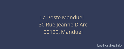 La Poste Manduel