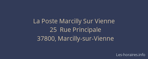 La Poste Marcilly Sur Vienne