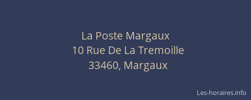 La Poste Margaux