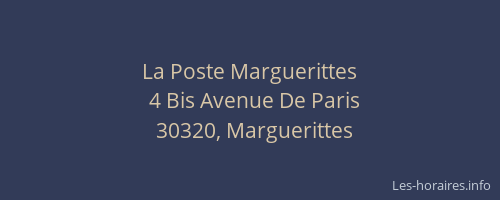 La Poste Marguerittes