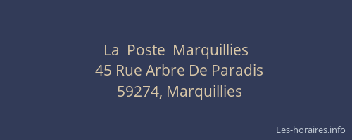 La  Poste  Marquillies
