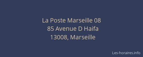 La Poste Marseille 08