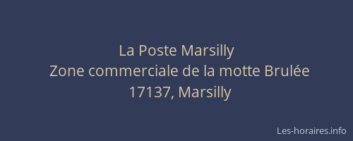 La Poste Marsilly