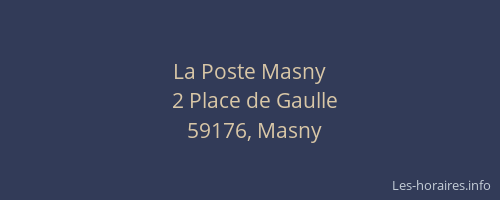 La Poste Masny