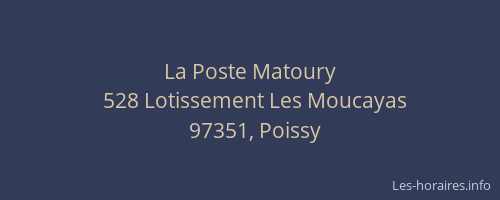 La Poste Matoury