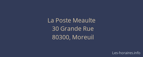La Poste Meaulte