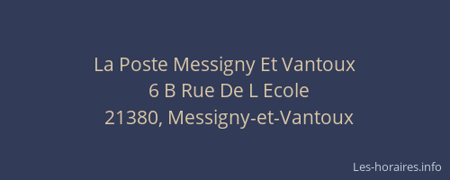 La Poste Messigny Et Vantoux