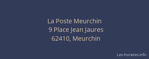 La Poste Meurchin