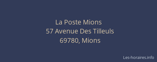 La Poste Mions