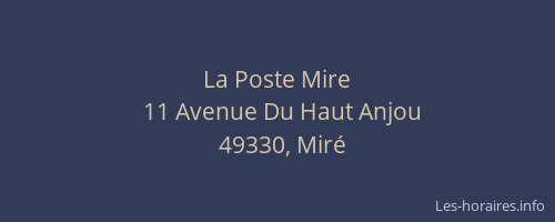 La Poste Mire