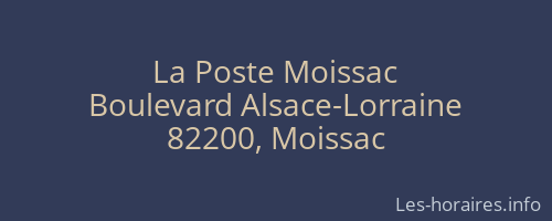 La Poste Moissac