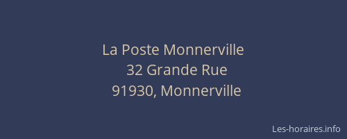 La Poste Monnerville