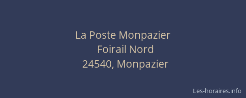 La Poste Monpazier