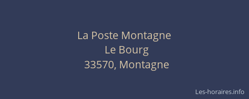 La Poste Montagne