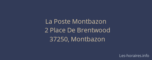 La Poste Montbazon