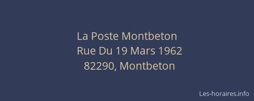La Poste Montbeton