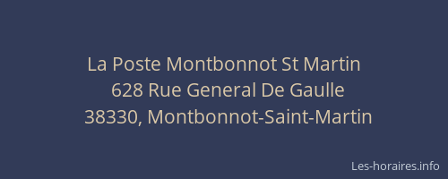 La Poste Montbonnot St Martin