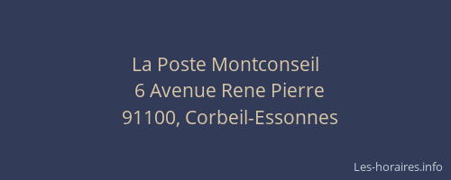 La Poste Montconseil