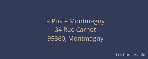 La Poste Montmagny