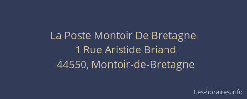 La Poste Montoir De Bretagne