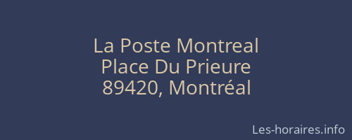 La Poste Montreal