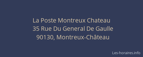La Poste Montreux Chateau