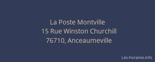 La Poste Montville