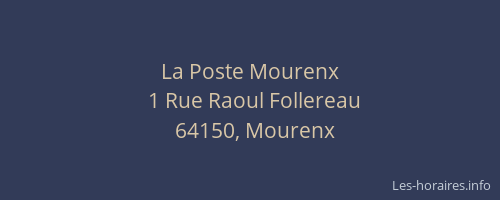 La Poste Mourenx
