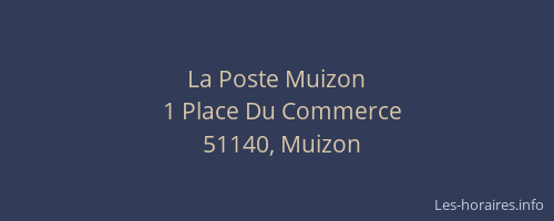 La Poste Muizon