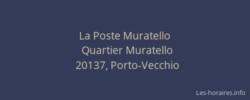 La Poste Muratello