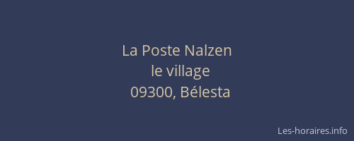 La Poste Nalzen