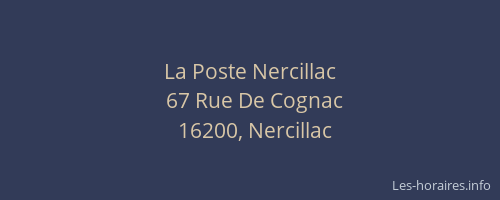 La Poste Nercillac